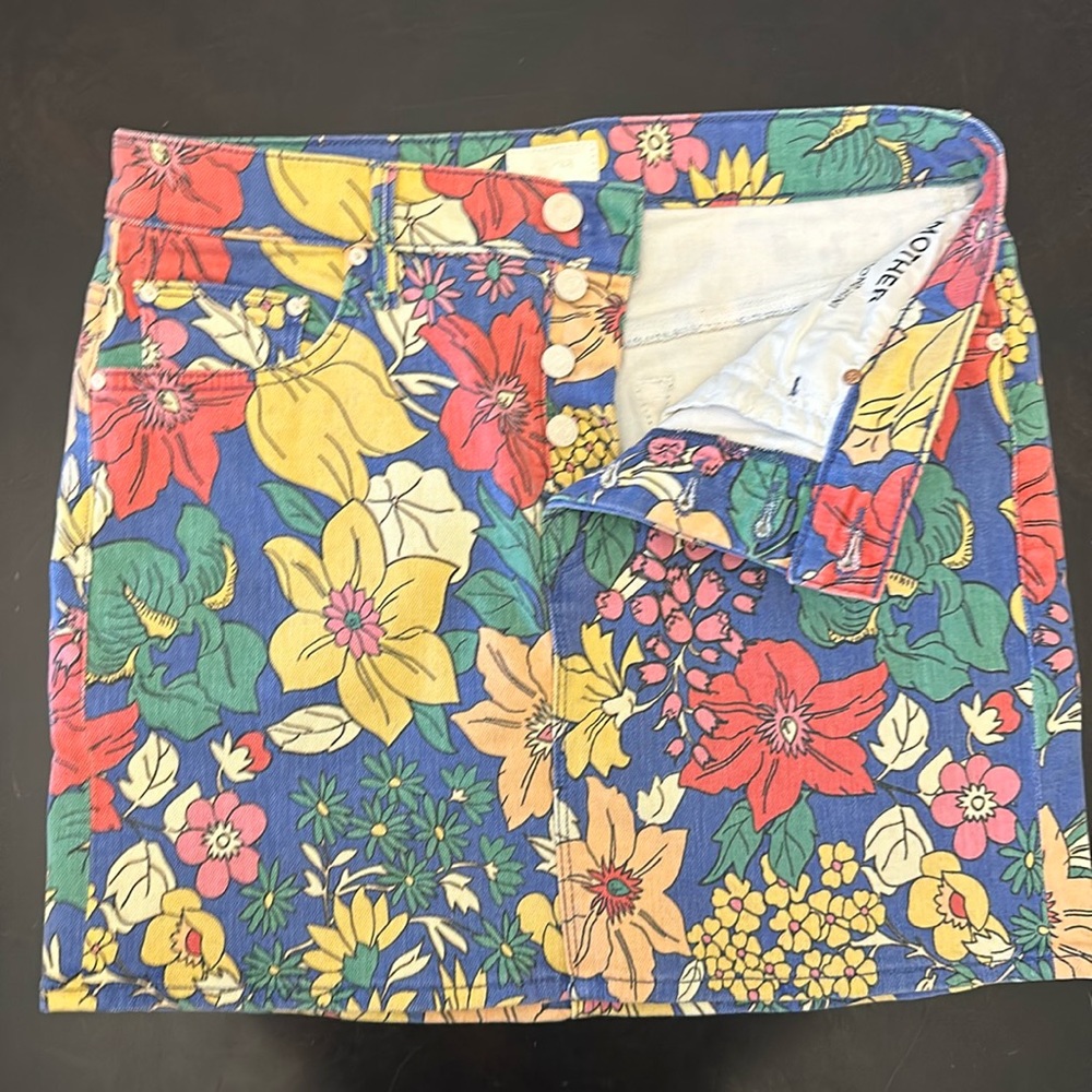 MOTHER Vagabond Mini skirt- Play Date